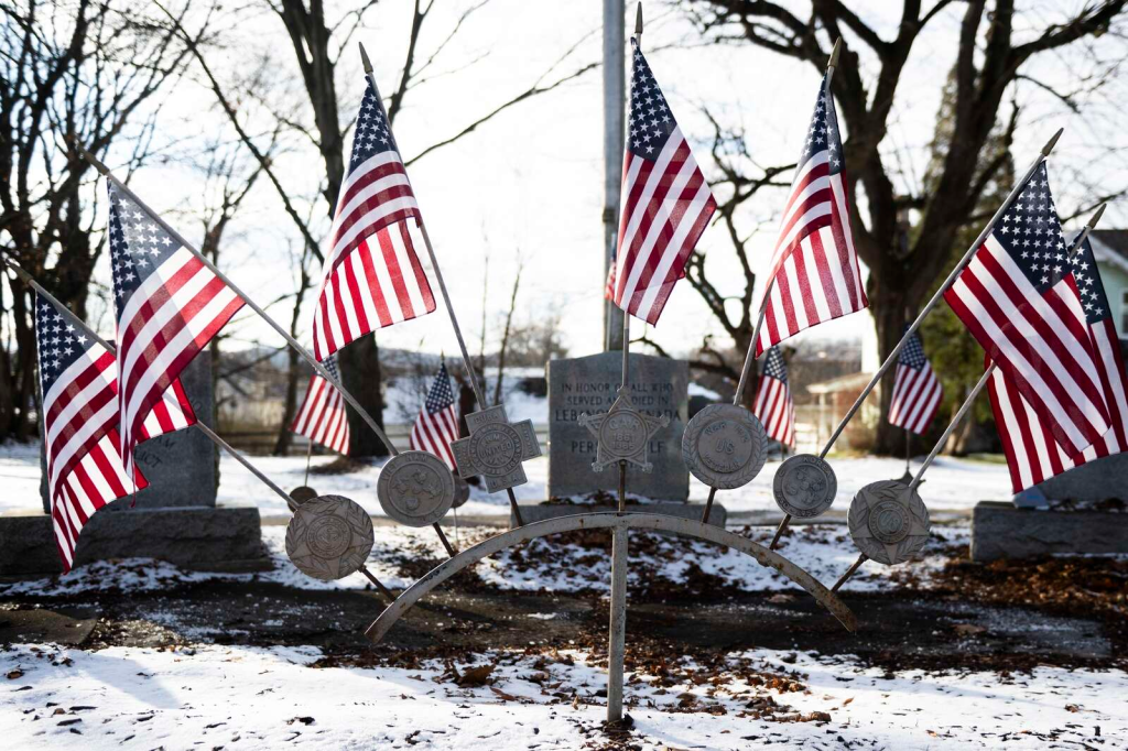 Vietnam Veterans Memorial at Four Corners Park in Zelienople. Image Credit Butler Eagle